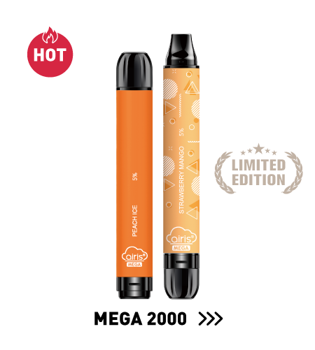 Airis MEGA 2000 Disposable Vape - Top Flavor in Disposable Vape Brands